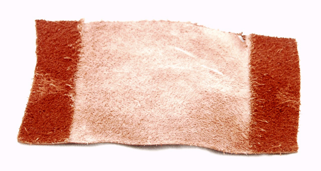 Shaved leather